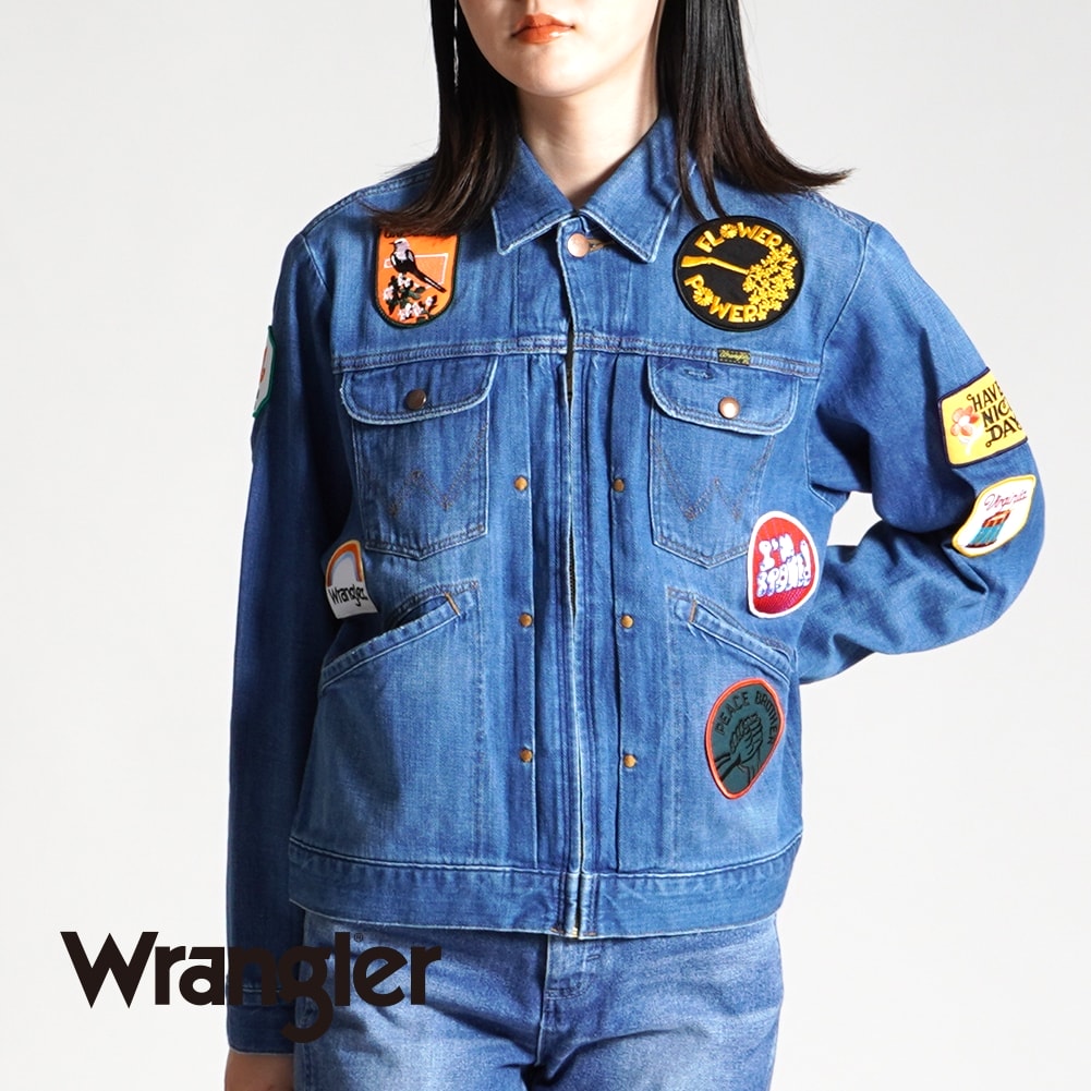 【返品交換送料無料】Wrangler ラングラー US ORIGINALS/24MJZ ジャケット デニム デニムジャケット ジージャン ワッペンのサムネイル
