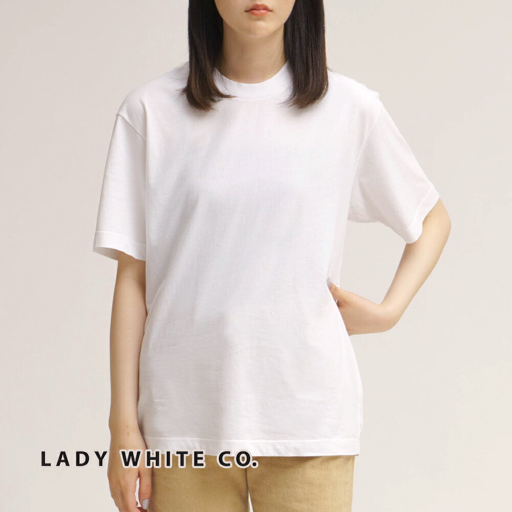レディホワイト Lady White Co アテネ Tシャツ LW141 ATHENS T-SHIRT TEE 半袖 白T アメリカ製