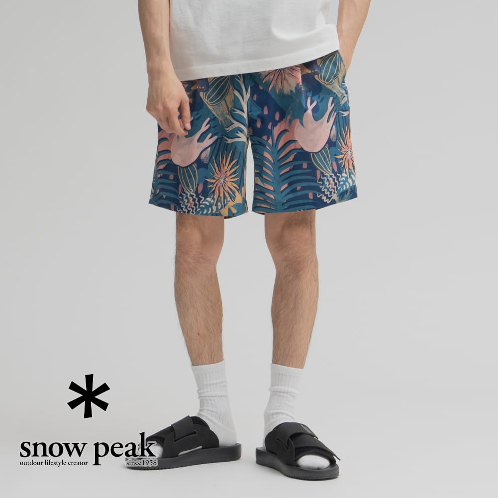 Snow Peak(スノーピーク)/Printed Breathable Quick Dry Shorts(プリント ブリーザブル クイック ドライ ショーツ) ショーツ ショートパンツ ハーフパンツ