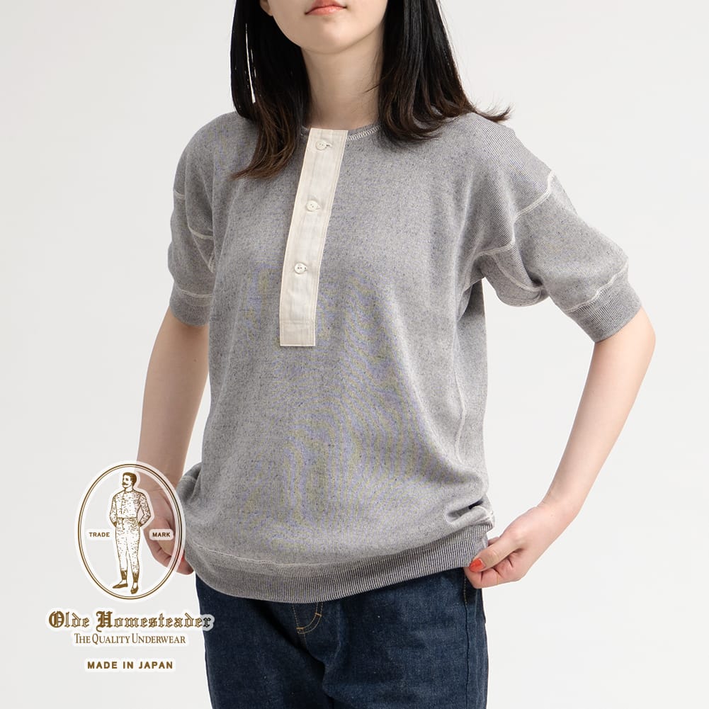 【30%OFFクーポン対象!期間限定!】Olde Homesteader(オールドホームステッダー)/Interknit Rib Henly N..