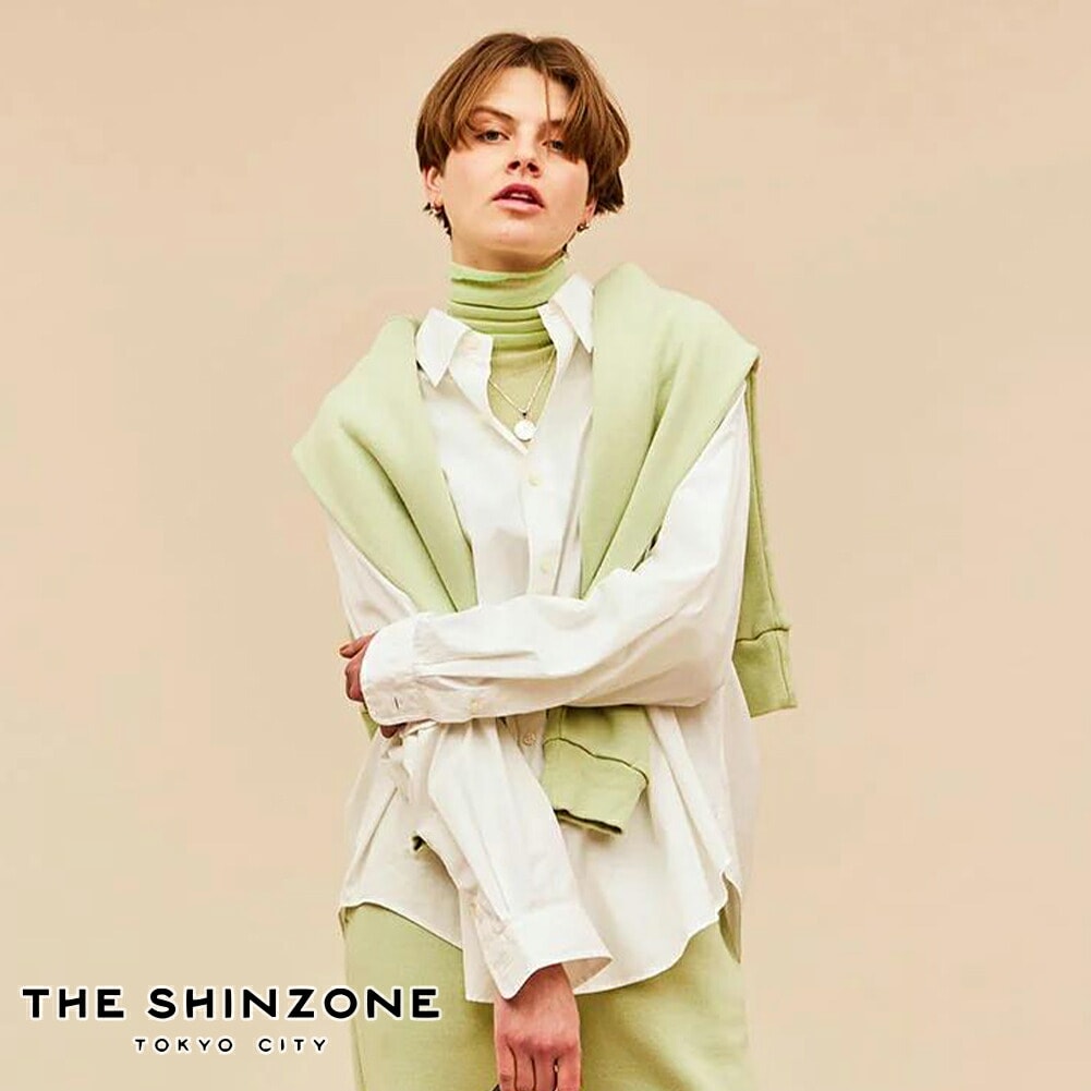 Shinzone シンゾーン ダディシャツ シャツ ボタンダウン DADDY SHIRT 21AMSBL08 White ホワイト レディース