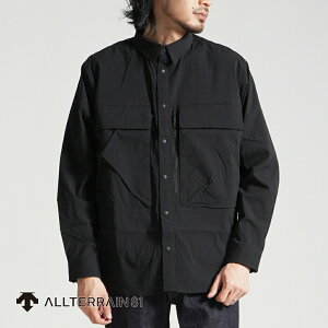 【20%OFFクーポン対象】DESCENT ALLTERRAIN 81 デサントオルテライン デサント オルテライン メンズ OVER L/S SHIRT オーバー ロングスリーブ シャツ ジャケット 長袖 DOMVGB53