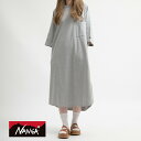 NANGA(ナンガ)/ECO HYBRID LOOSE FIT CUT ONE PIECE(エコ ハイブリッド ルーズフィット カット ワンピース)/レディース 半袖 アウトドアワンピース 部屋着 トップス