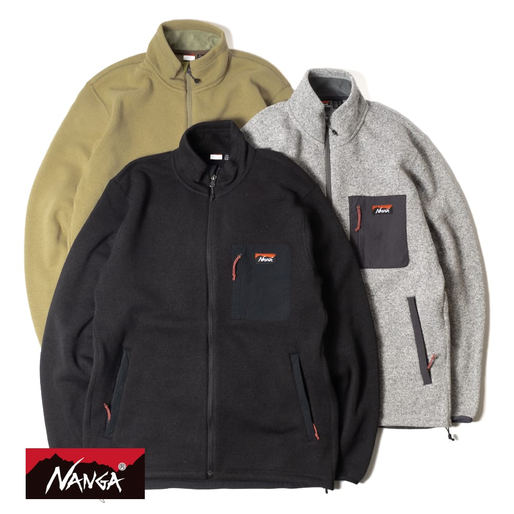 【P20倍】NANGA(ナンガ)POLARTEC FLEECE ZIP BLOUSON(ポーラテック フリース ジップ ブルゾン)フリース..