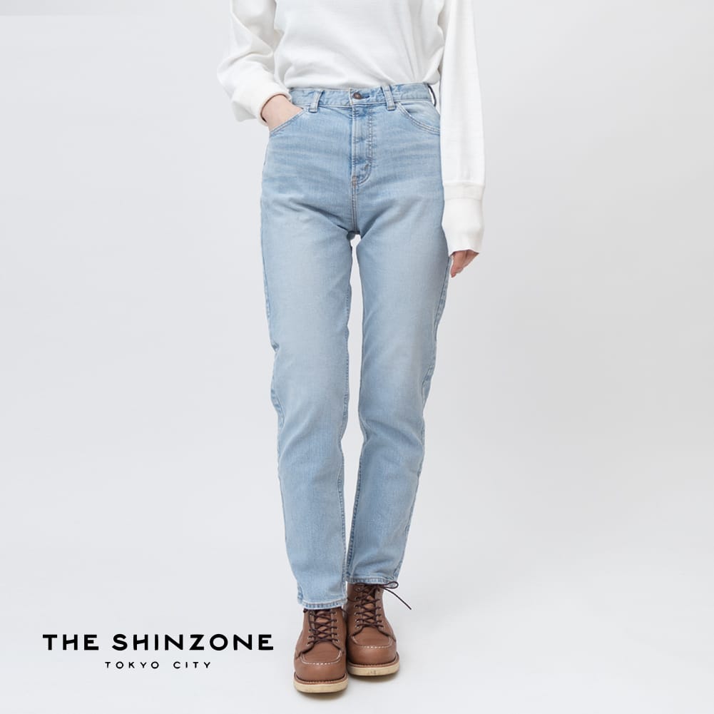 楽天MOONLOID【P10倍】【返品交換送料無料】Shinzone シンゾーン エンパイアジーンズ EMPIRE JEANS ジーンズ デニムパンツ テーパード デニム レディース