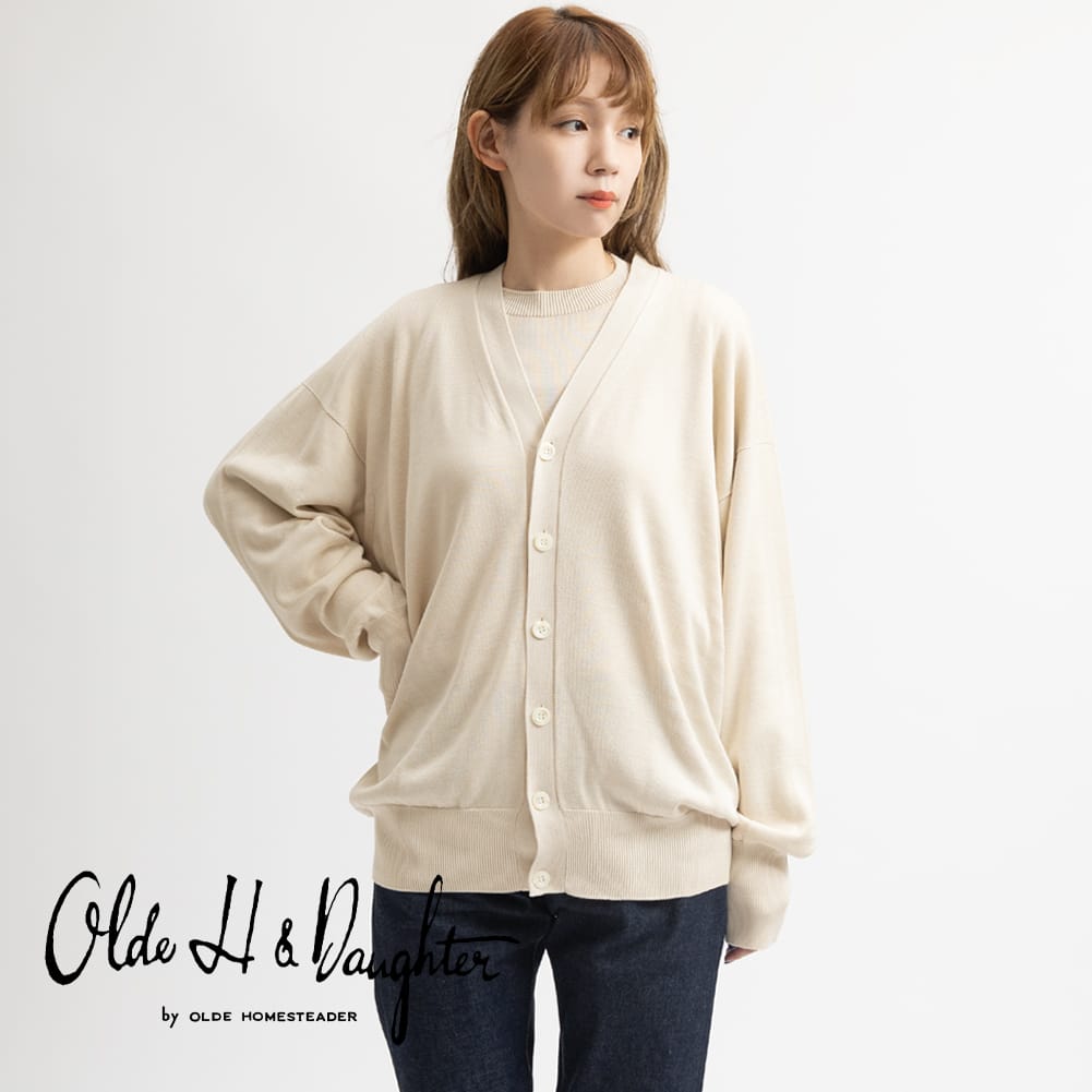 【20％OFFクーポン対象!期間限定!】Olde H＆Daughter(オールドエイチアンドドーター)/SILK PLAIN STICH..