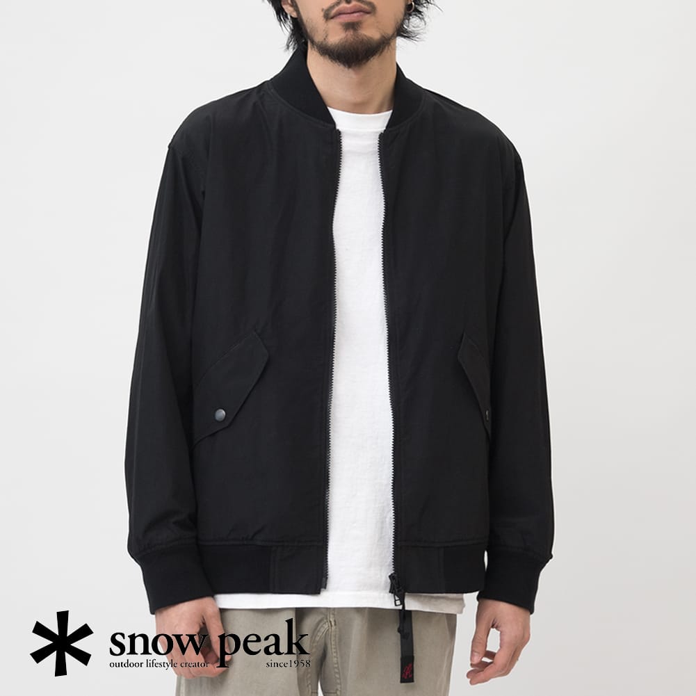 【P2倍】【返品交換送料無料】Snow Peak(スノーピーク)Light Mountain Cloth Jacket(ライト マウンテン クロス ジャケット)アウター ライトアウター ナイロンジャケット メンズ