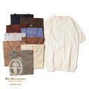 オールドホームステッダー Olde Homesteader ヘンリーネック ショートスリーブ 半袖 Tシャツ メンズ レディース 無地 S/S HENLEY NECK SHORT SLEEVE US002 インターロック フライス インナー カットソー ニット ギフト プレゼント 日本製