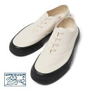 【返品交換送料無料】WAKOUWA(ワクワ)/DECK SHOES LOW BLK SOLE(デッキ シューズ ローカット ブラックソール)/24SS バルガナイズド製法 ANATOMICA