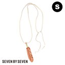 【P20倍】SEVEN BY SEVEN(セブンバイセブン)LEATHER CARVING FEATHER NECKLACE‐Small‐(レザーカーヴィング フェザー ネックレス S)アクセサリー レザー 本革 ユニセックス
