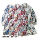 【10%OFFクーポン対象】SEVEN BY SEVEN(セブンバイセブン)REWORK FLANNEL COAT(リワークフランネルコート)- Diagona...