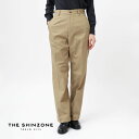 【返品交換送料無料】Shinzone(シンゾーン)/WASHED HIGH WAIST CHINO(ウォッシュド ハイウエスト チノ)/ボトムス チノパン レディース 23MMSPA07 BLACK