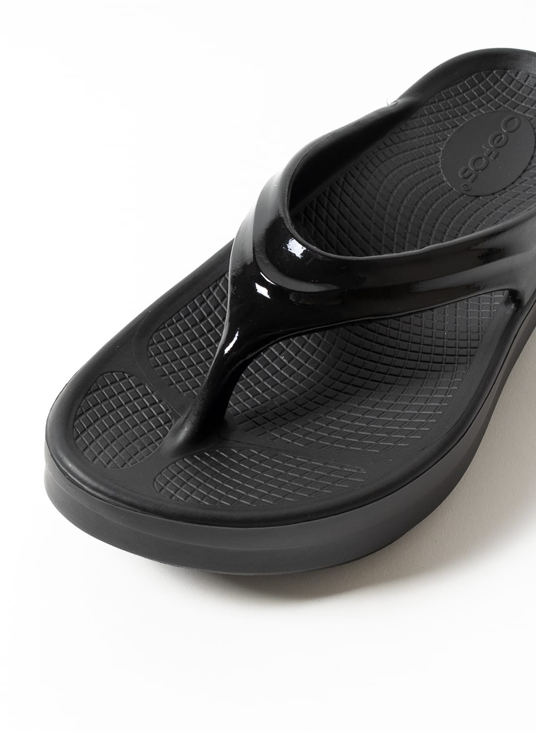 【返品交換送料無料】OOFOS ウーフォス レディース OOmega ウーメガ Black White a-200044 ブラック 黒 ホワイト 白