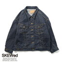 【550円OFFクーポン対象】【返品交換送料無料】SKEWed(スキュー)RANCH JACKET(ランチ ジャケット)デニム デニムジャケット ジージャン ト...