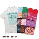 【20%OFFクーポン対象】SEVEN BY SEVEN(セブンバイセブン)REWORK EMBROIDERY TEE- Blurred print -(リワー...