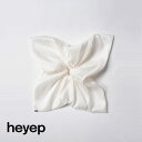 heyep(ヘイップ)/Silk Square Large Scrunchie(シルク スクエア ラージ シュシュ)/ヘアアクセサリー ヘアアレンジ ギフト hp0224