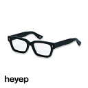 heyep(ヘイップ)/Chunky Square Eyewear(チャンキー スクエア アイウェア)/眼鏡 ファッション用グラス 紫外線 UV 対策 カット カラーレンズ レディース 女性 hp05125