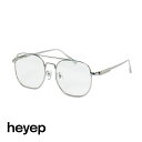 heyep(ヘイップ)/Aviator Glasses with Rhinestones&Logo(アビエーター グラス ウィズ ラインストーン アンド ロゴ)/眼鏡 ファッション用グラス 紫外線 UV 対策 カット レディース 女性 hp05225