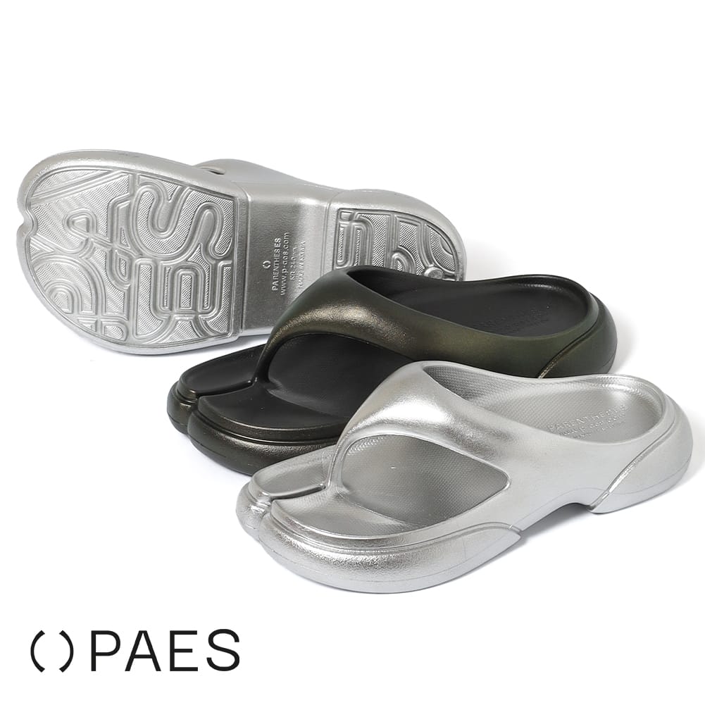 【返品交換送料無料】PAES(ペイズ)/New Flipflop Coating(ニュー フリップフロップ コーティング)/リカバリーサンダル サンダル トングサンダル ラバーサンダル タビサンダル 韓国 足袋 メンズ レディース ユニセックス 厚底 PAES-04Cのサムネイル