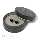 Baqless(バックレス)/Amity Noir Heart Gold(アミティ ノワール ハート ゴールド)/ピアス キャッチレスピアス 落ちない ストレスフリー 医療用ステンレス 金属アレルギー サージカルステンレス ゴールド シルバー ハート ギフト プレゼント AM-NRHT-YG