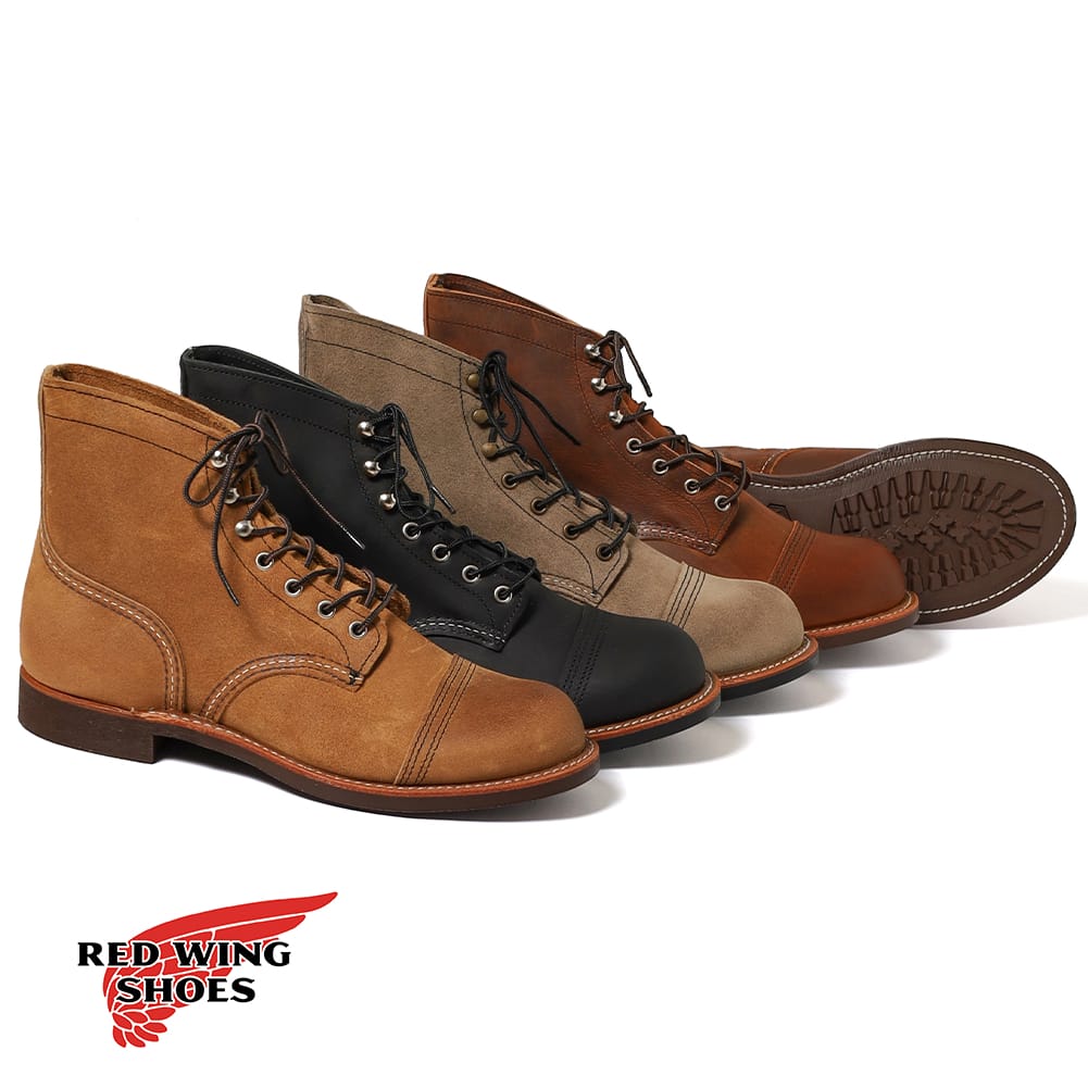 【7月1日価格改定】【返品交換送料無料】RED WING（レッドウィング）IRON RANGER（アイアンレンジャー）Dワイズ D マウンテンブーツ #8083 #8084 #8085 #8087 メンズ ビブラム グッドイヤー