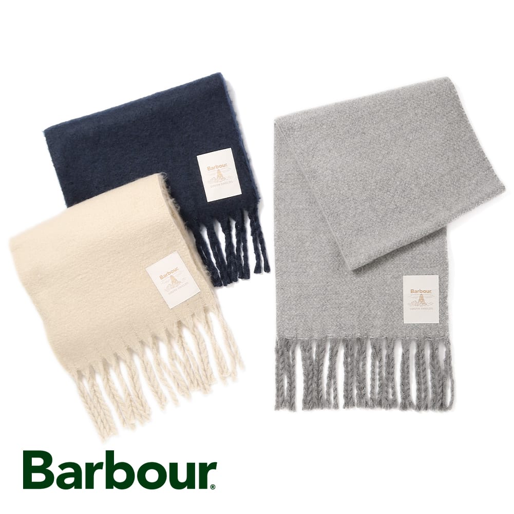 【10%OFFクーポン対象】【返品交換送料無料】Barbour (バブアー) Ellison Scarf (エリソン スカーフ) マフラー 大判ストール メンズ...