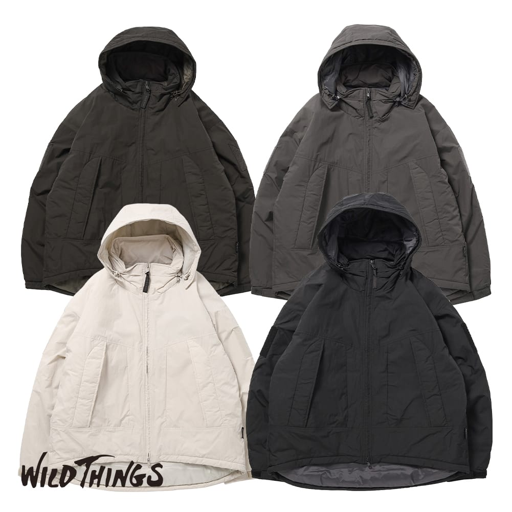 【10％OFFクーポン対象】【返品交換送料無料】WILD THINGS（ワイルドシングス）SHORT MONSTER PARKA（ショートモンスターパーカ）25AW最新モデル 中綿 ミリタリー PCU LEVEL7 レベル7 クライマシールド アメリカ軍 特殊部隊用 撥水 軽量