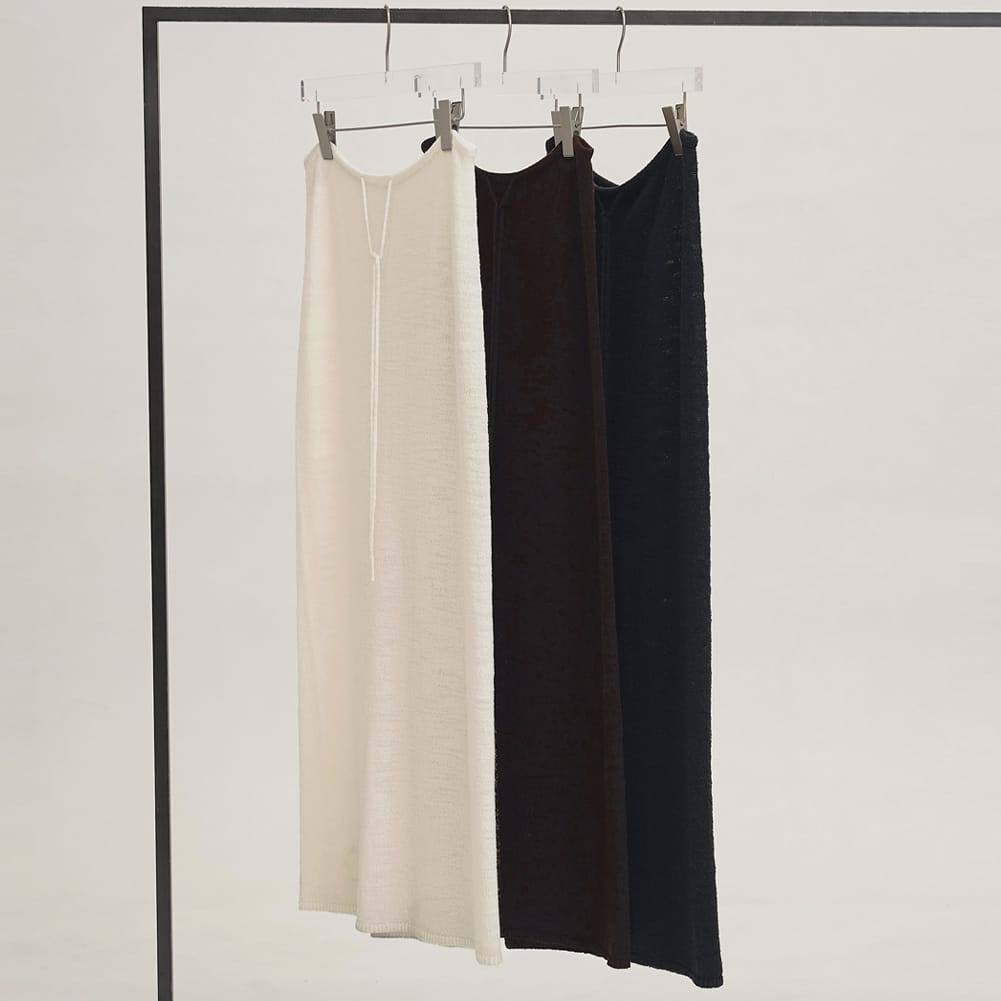 【返品交換送料無料】TODAYFUL(トゥデイフル)/Miniboucle Knit Skirt(ミニブークレニットスカート)/2026春夏 マキシ丈 ロングスカート レイヤードスタイル