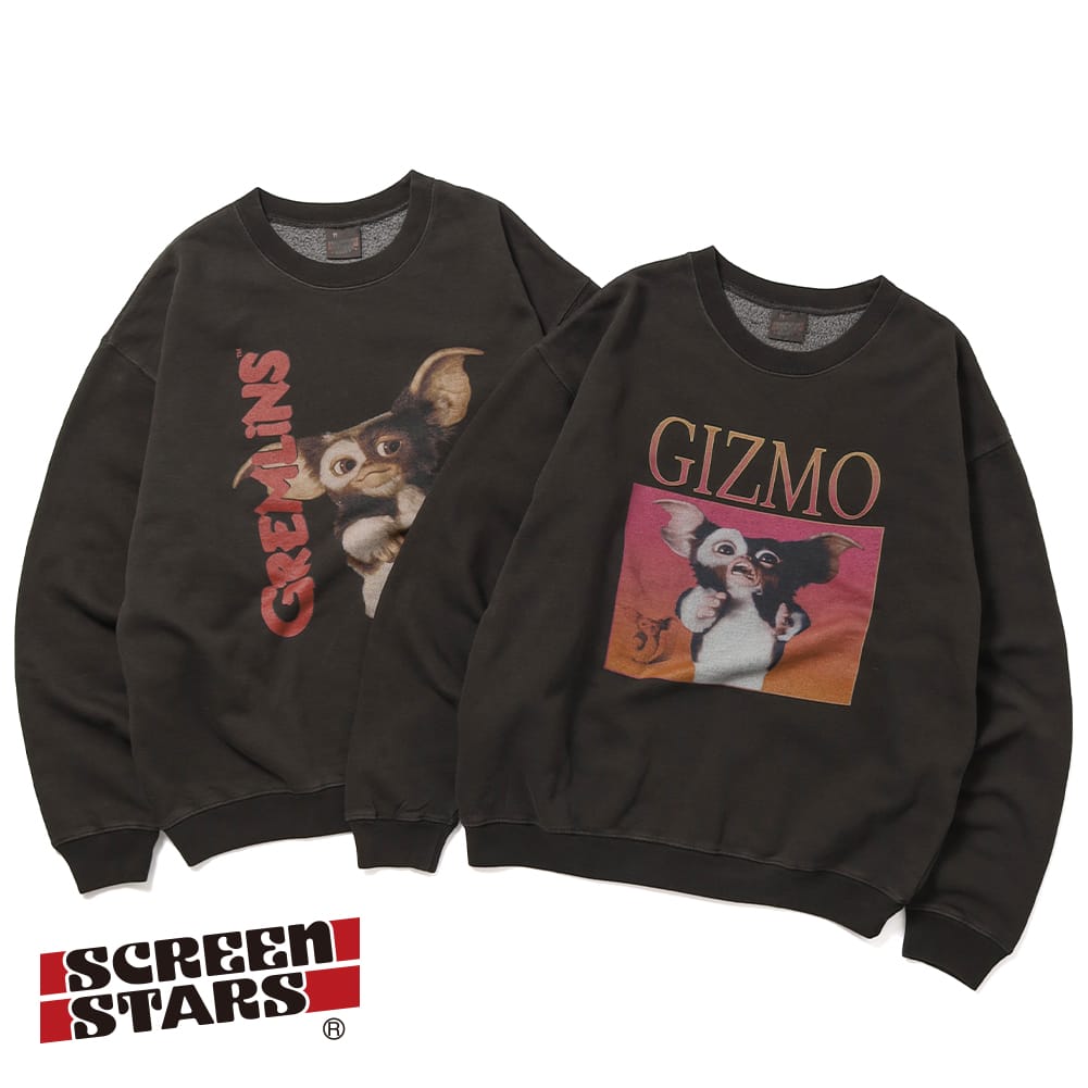 【返品交換送料無料】SCREEN STARS（スクリーンスターズ）TC裏起毛ピグメントCN「GREMLINS」（ポリエス..