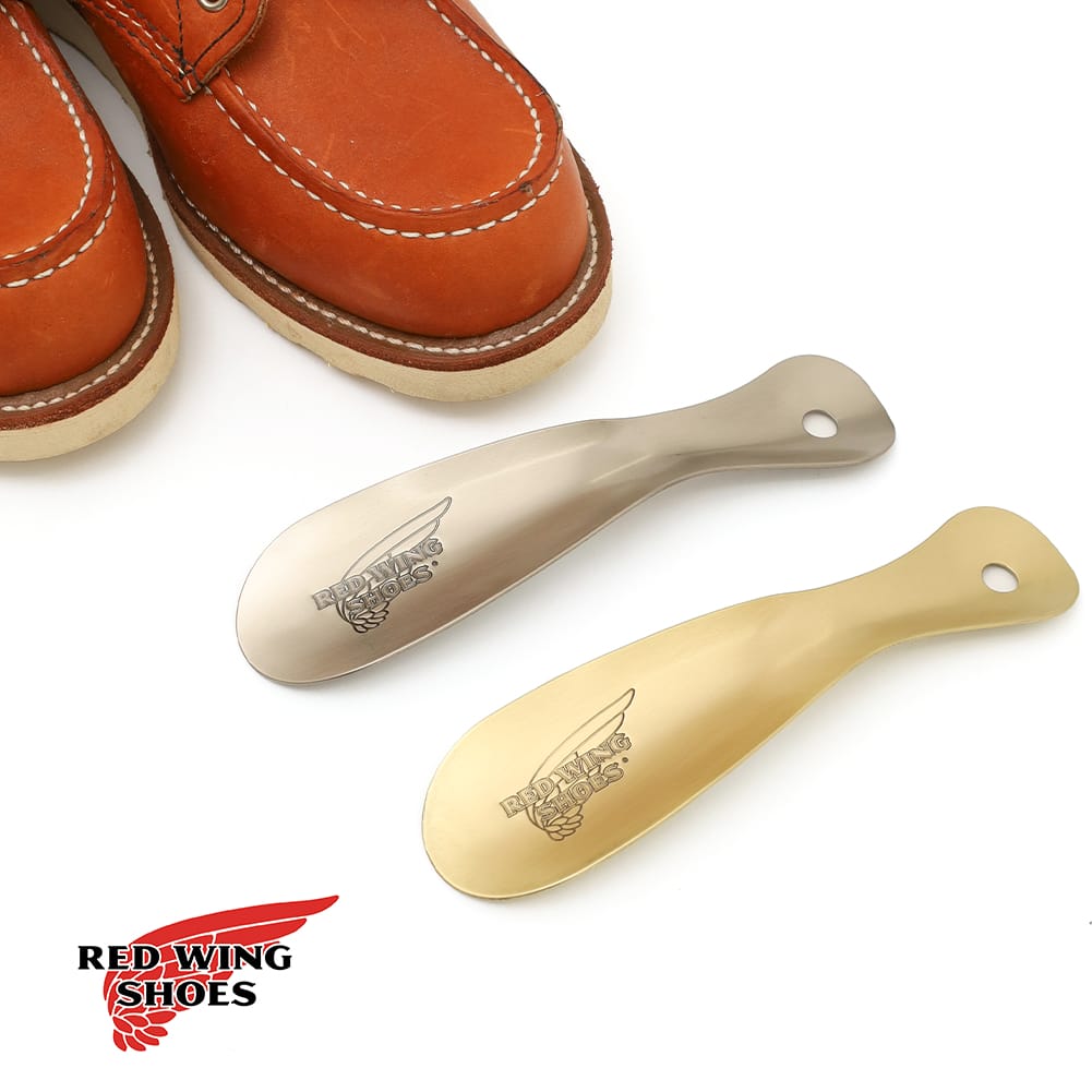 メール便対応 RED WING(レッドウィング)ANTIQUE BRASS / BRUSHED NICKEL SHOE HORN(アンティークブラス / ブラッ...
