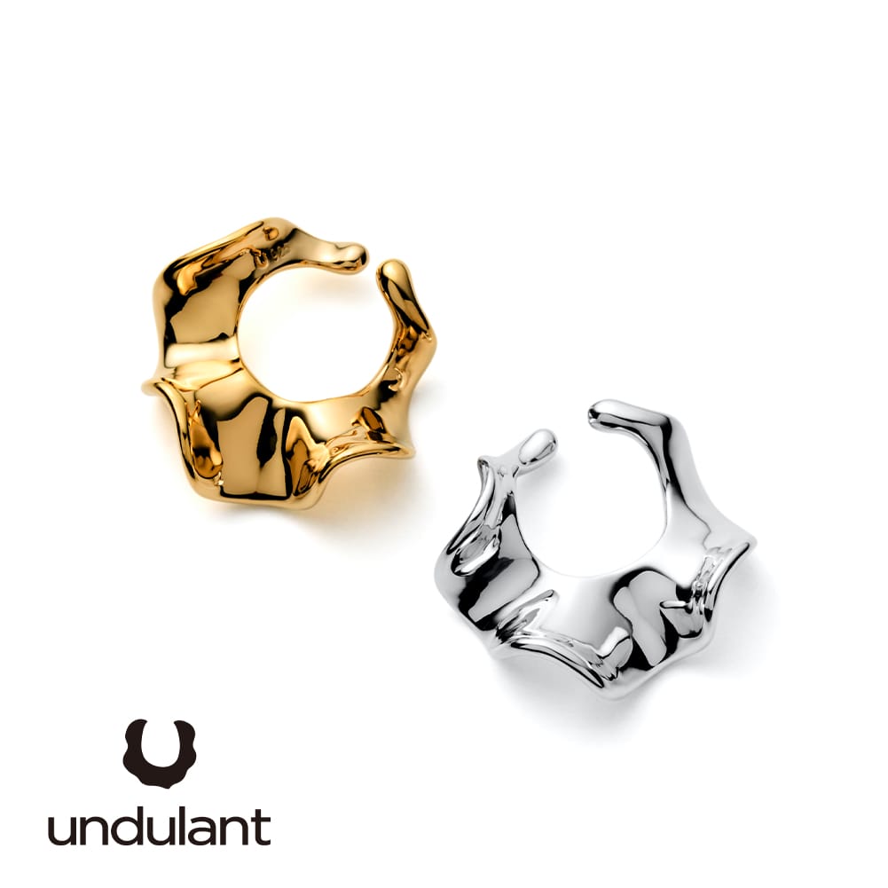 undulant(アンデュラン)/Flora Ear Cuff (S)(フローラ イヤカフ)/SILVER 925 K18 シルバーイヤーカフ ジュエリーブラン...