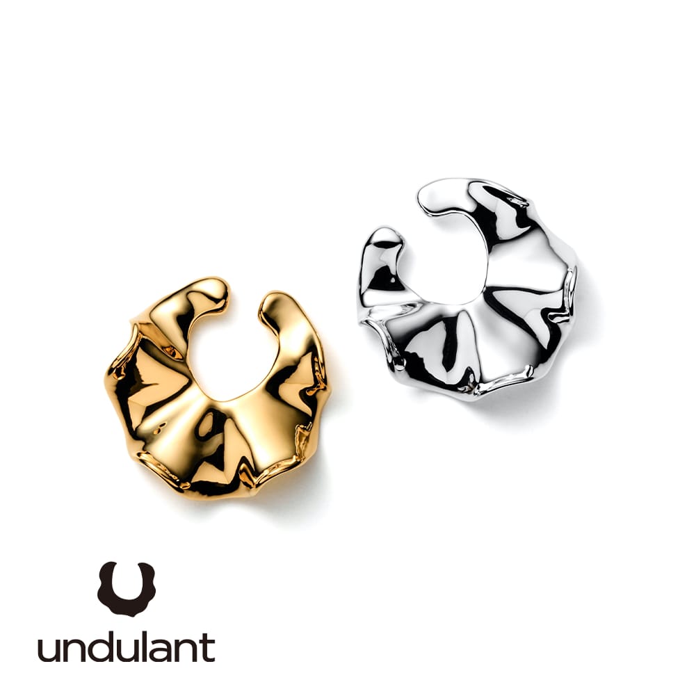 undulant(アンデュラン)/Flora Ear Cuff (M)(フローラ イヤカフ)/SILVER 925 K18 シルバーイヤーカフ ジュエリーブラン...