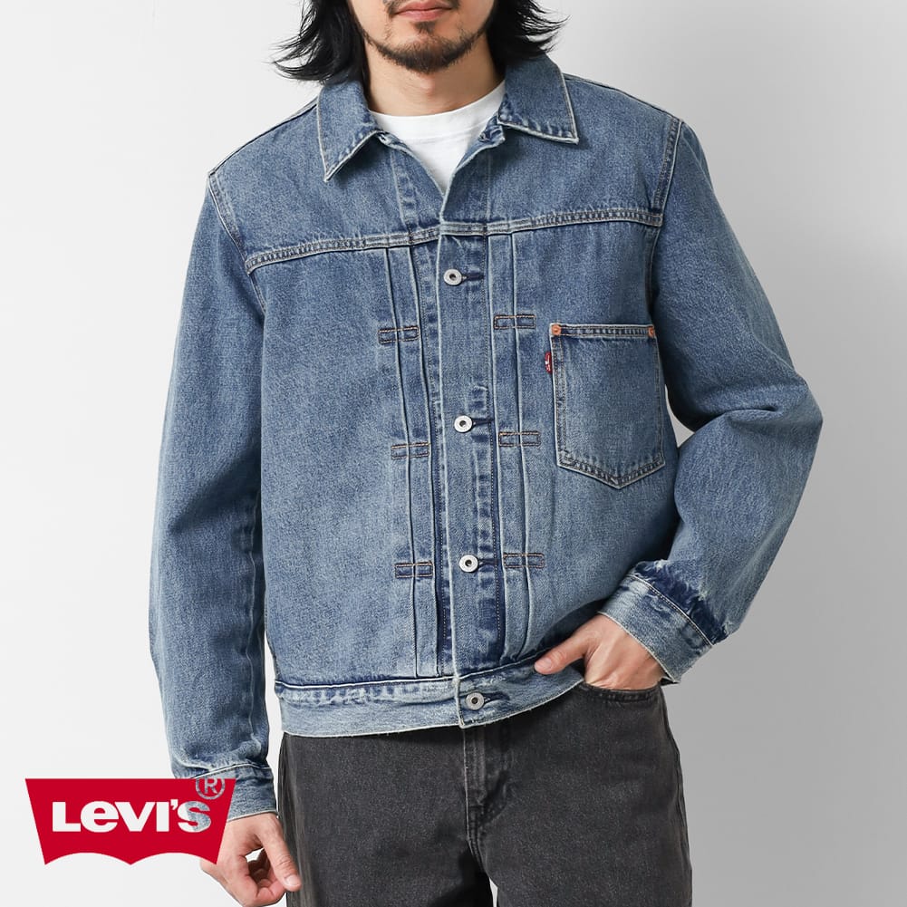 【返品交換送料無料】LEVI’S（リーバイス）TYPE 1 TRUCKER JACKET（タイプ1 トラッカージャケット）RED TAB レッドタブ 定番 デニムジャケット ジージャン 506XX ファースト 1st