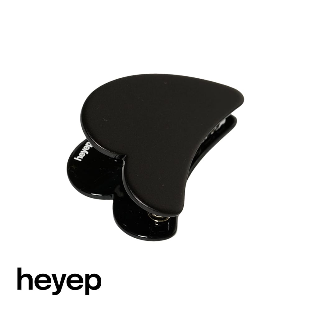 Rakuten - heyep(ヘイップ)/Matte Medium Heart Clip(マットミディアムハートクリップ)/ヘアクリップ ヘアアクセサリー ハートモチーフ シンプル モード カジュアル ヘアアレンジ hp02826