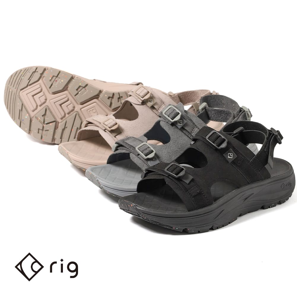 【P2倍】【返品交換送料無料】rig footwear（リグ フットウェア）kuruka 2.0（クルカ 2.0）サンダル リカバリーサンダル スポーツサンダル 衝撃吸収 疲労改善 腰痛 ヘルニア アウトドア ランニング デイリー 軽量 耐水 母の日