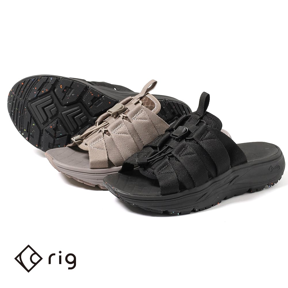 【P2倍】【返品交換送料無料】rig footwear（リグ フットウェア）Wadu（ワドゥ）サンダル リカバリーサンダル スライドサンダル スポーツサンダル 衝撃吸収 疲労改善 腰痛 ヘルニア アウトドア ランニング デイリー 軽量 母の日