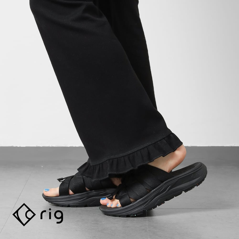 【返品交換送料無料】rig footwear（リグ フットウェア）Wadu（ワドゥ）サンダル リカバリーサンダル スライドサンダル スポーツサンダル 衝撃吸収 疲労改善 腰痛 ヘルニア アウトドア ランニング デイリー 軽量