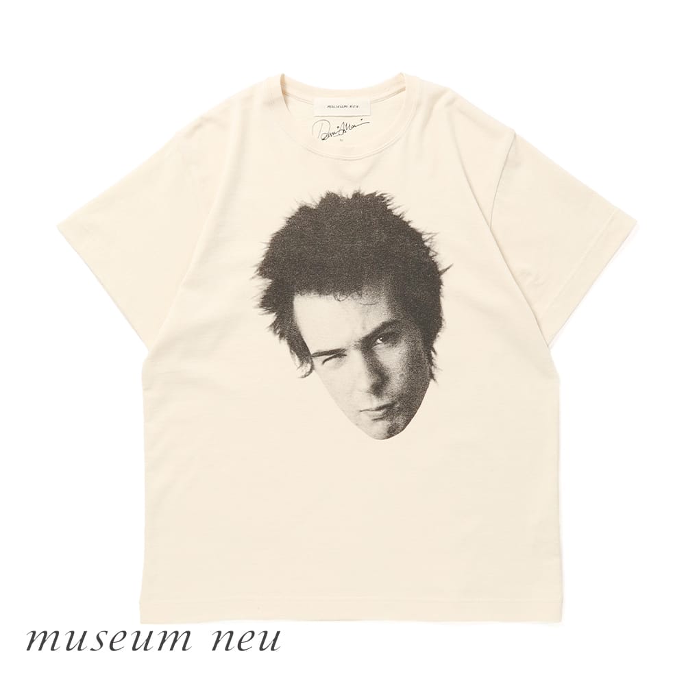 【返品交換送料無料】museum neu（ミュージアムニュー）Sid Vicious T-shirt（シド・ヴィシャス Tシャツ）26SS 半袖 パンクTシャツ Sex Pistols グラフィックT ロックT 音楽Tシaャツ