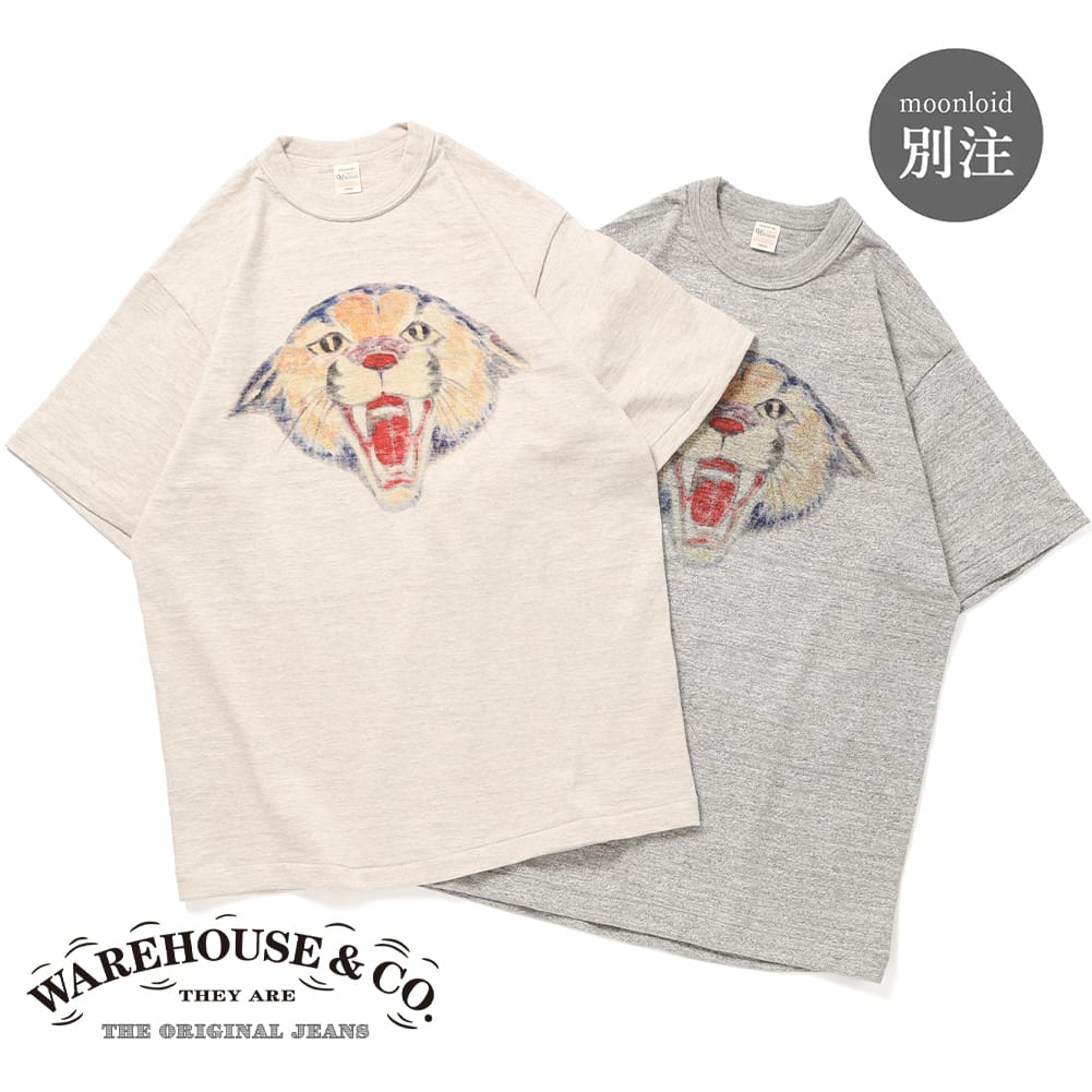 WAREHOUSE（ウエアハウス）Lot.4601 S/S TEE - PEPPERS（別注 Lot.4601 ショートスリーブティー - ペッパーズ）別注 Tシャツ 半袖 丸胴 染み込みプリント 両面プリント アメカジ シングルステッチ