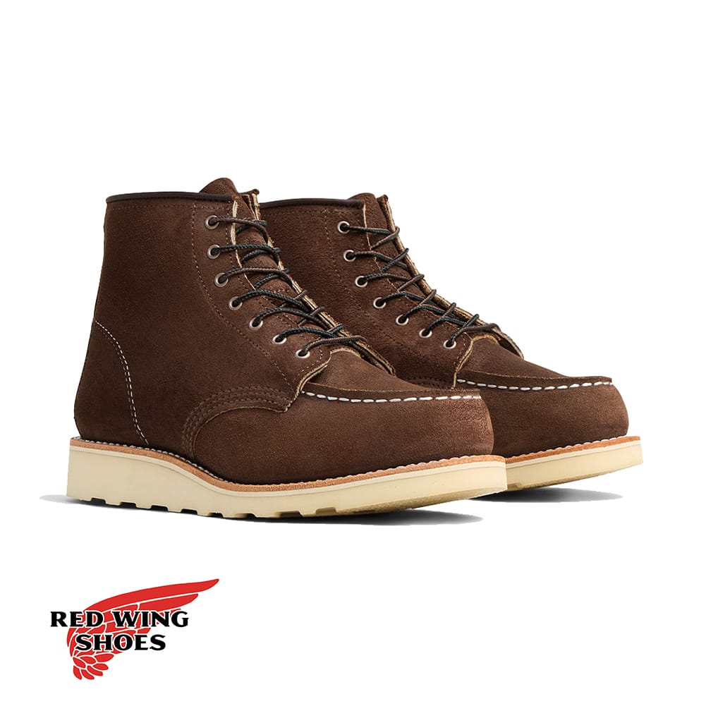 【返品交換送料無料】RED WING(レッドウィング)/6"CLASSIC MOC(6インチクラシックモック)/#3476 レディース Bワイズ 本革 レザー スウェード レザー ワークブーツ