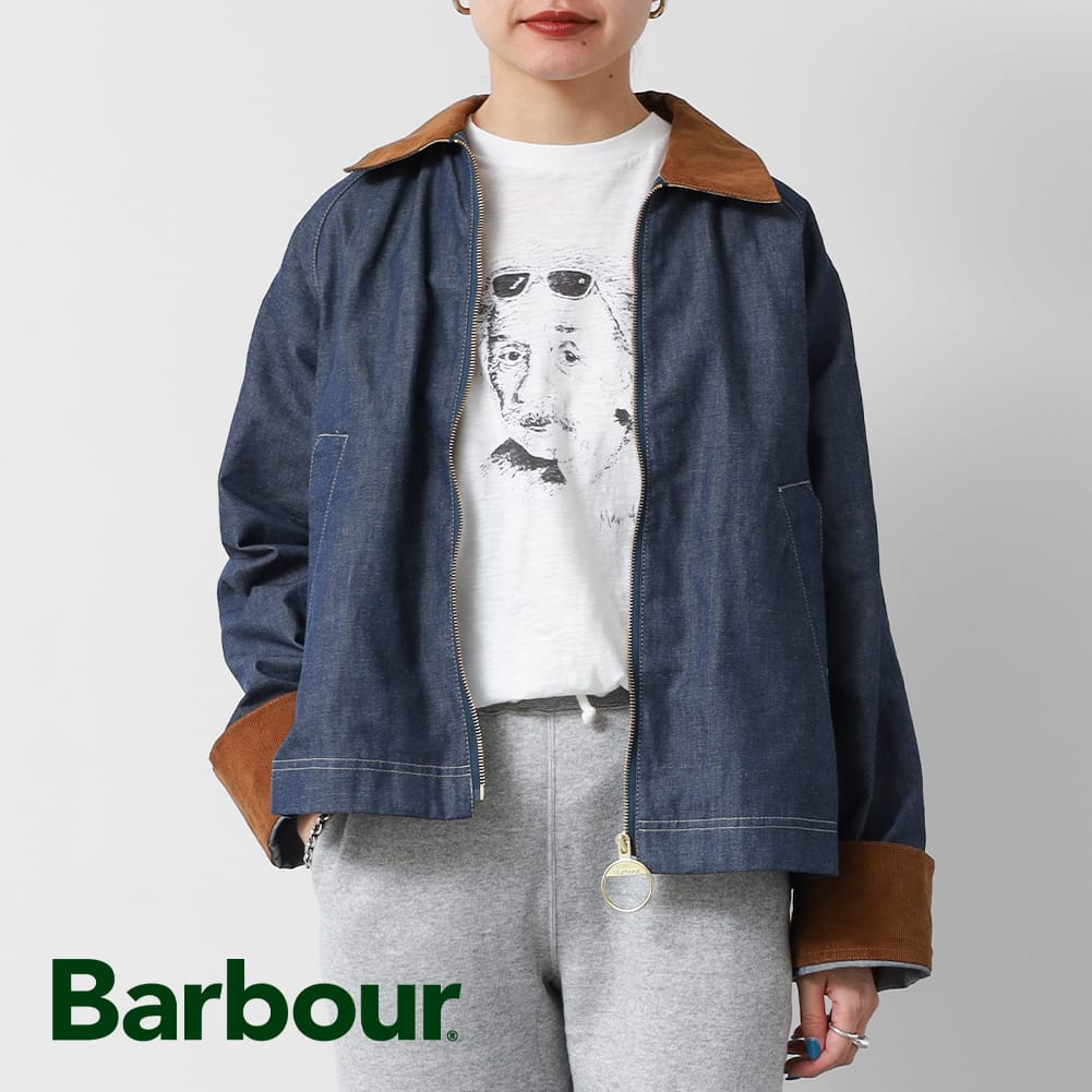 【返品交換送料無料】Barbour (バブアー) FRECKLETON CASUAL JACKET (フレックルトン カジュアル ジャケット) デニム ジャケット カジュアルジャケット コーデュロイ ライトアウター レディースジャケット 英国ブランド LCA0393