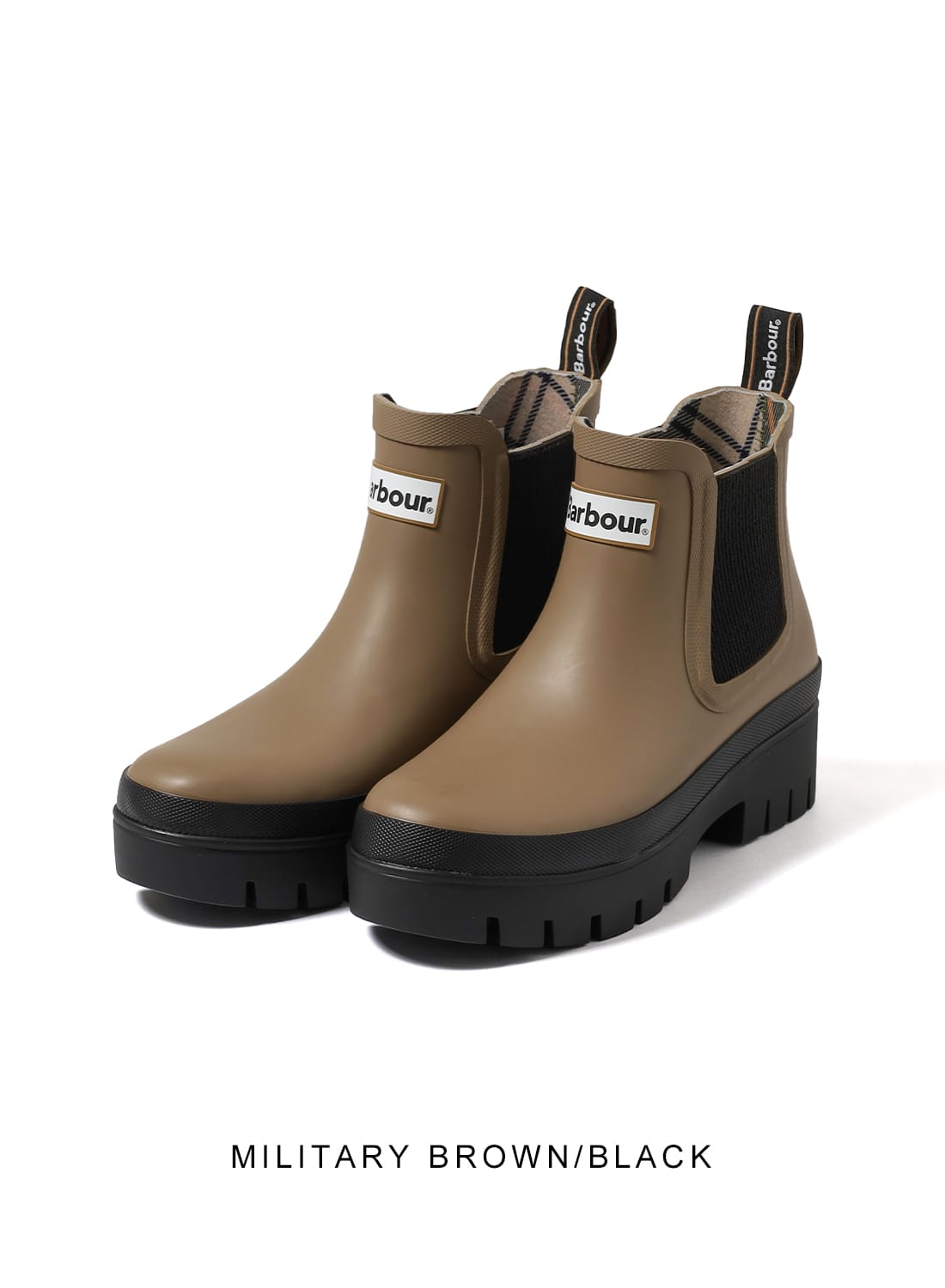 楽天市場】barbour バブアー レインブーツ（靴）の通販