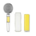 【2種類セット】交換用カートリッジ 浄水シャワーヘッド『エコ&ビューティ』