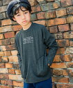 【アウトレットセール秋冬 100cm限定 110cm限定】子供服 男の子 トレーナー 長袖 普段着 通学着 ロゴ刺繍 ラグラン袖 ポケットつき ブラック 秋冬 ...