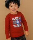 【アウトレットセール秋冬 80cm限定 90cm限定 120cm限定 130cm限定】 子供服 男の子 Tシャツ 秋冬 長袖 男児 おとこのこ ボーイズ ベビー...