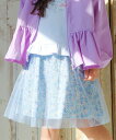 【アウトレットセール春夏 150cm限定】子供服 女の子 スカート 春夏 膝丈 普段着 通学着 お出かけ キッズ ジュニア ウエストゴム ポケットつき 花柄 チ...