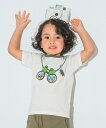 【アウトレットセール春夏 80cm限定】子供服 男の子 Tシャツ 夏服 半袖 綿100% 半そで 恐竜 プリント ワッペン 双眼鏡 カットソー ティーシャツ 夏...