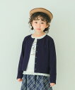 子供服 女の子 カーディガン 秋冬 長袖 こども服 セミフォーマル 綿100% 卒園着 入学着 お受験 音符 刺繍 ネイビー 80cm 90cm 100cm 1...