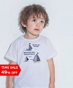 子供服 男の子 Tシャツ 夏服 半袖 子ども服 こども服 ベビー トドラー キッズ 綿100% 普段着 通園着 通学着 ロゴ 刺繍 オフホワイト ブルー 80c...