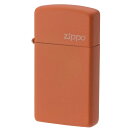 送料無料(沖縄離島除く)ジッポー ysd#1631ZL オレンジマット スリムタイプ 5面マット仕上げ オイルライター&ギフトボックスセット(オイル+フリント+...